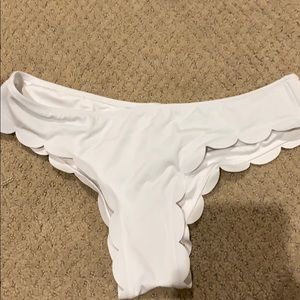 pink vs scalloped bikini bottoms